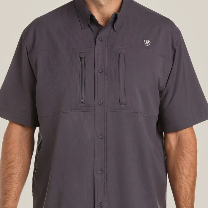Earrings ARIAT MENS VENTTEK CLASSIC SHORT SLEEVE SHIRT CHARCOAL ARIAT MENS CLOTHING