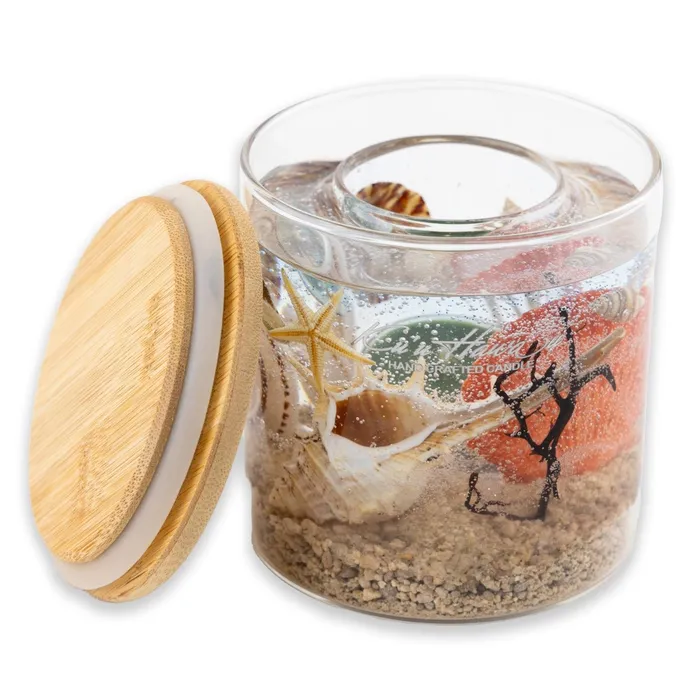Earrings Aroma by K Kuu Hawaii Bamboo Ocean Candle Holder Set AROMA