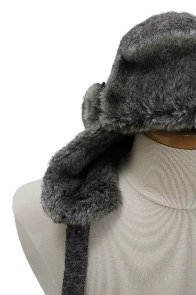 Earrings Bailey Gray Wool Trapper Hat Bailey