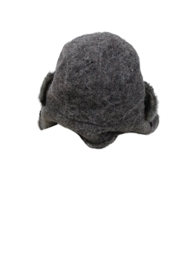 Earrings Bailey Gray Wool Trapper Hat Bailey