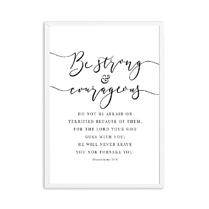 Earrings Bible Verse Wall Artbr Deuteronomy 316 Lords Guidance