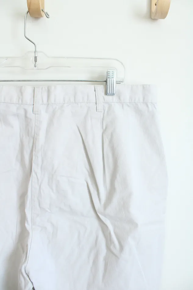 Earrings Bill Blass Bill Blass Tan Cotton Capri Pants 18W