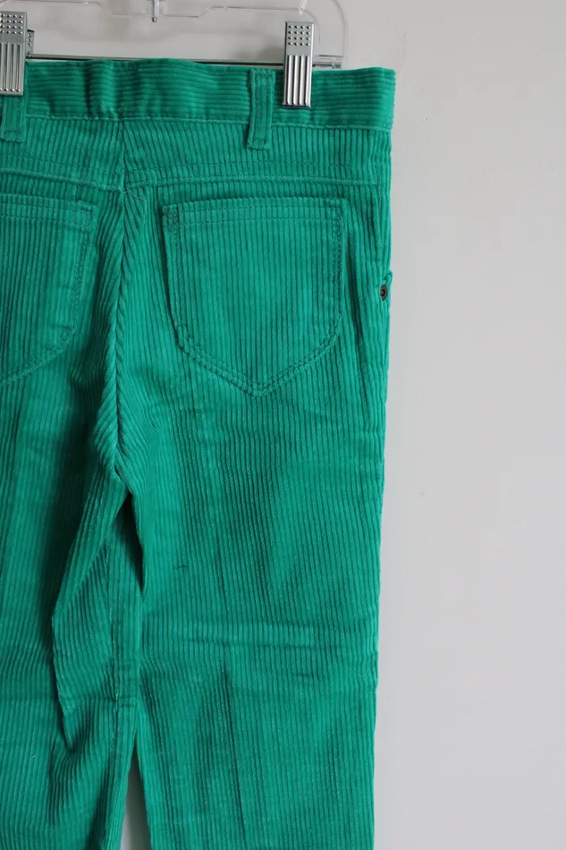 Earrings Charlies Vintage NEW Charlies Slim Fit Green Corduroy Pants 7