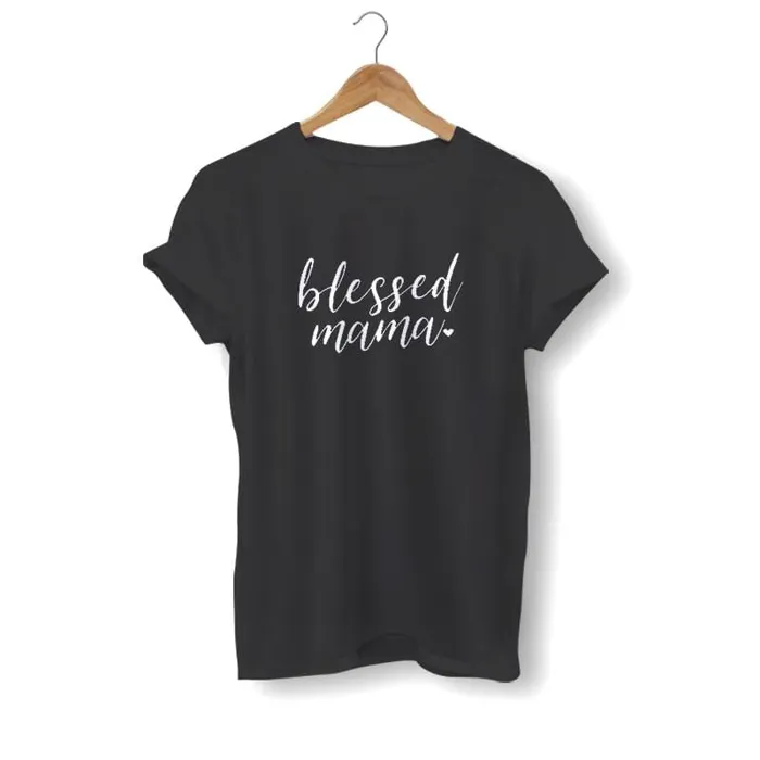 Earrings Christian TShirt br Blessed Mama Lords Guidance