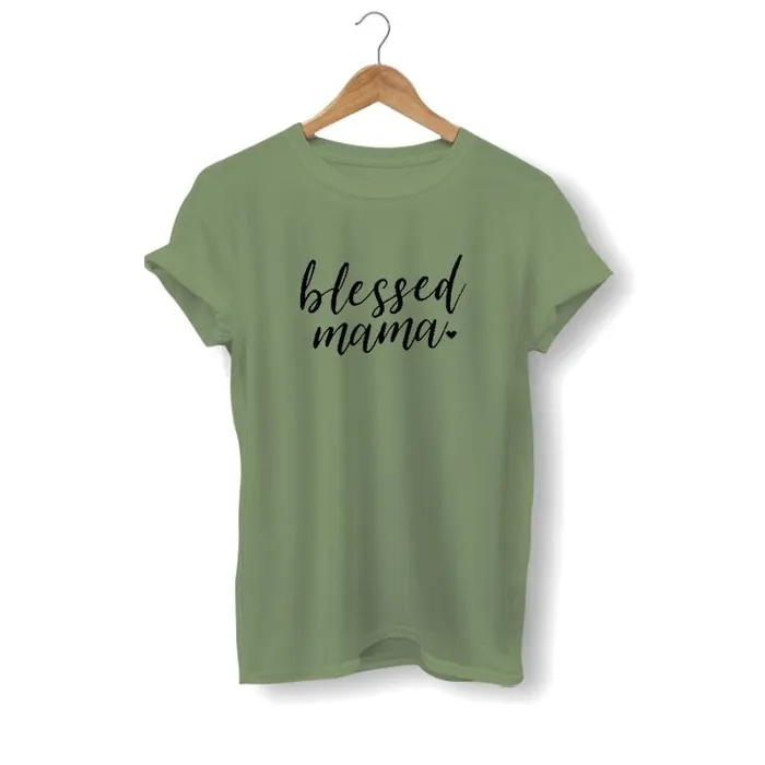 Earrings Christian TShirt br Blessed Mama Lords Guidance