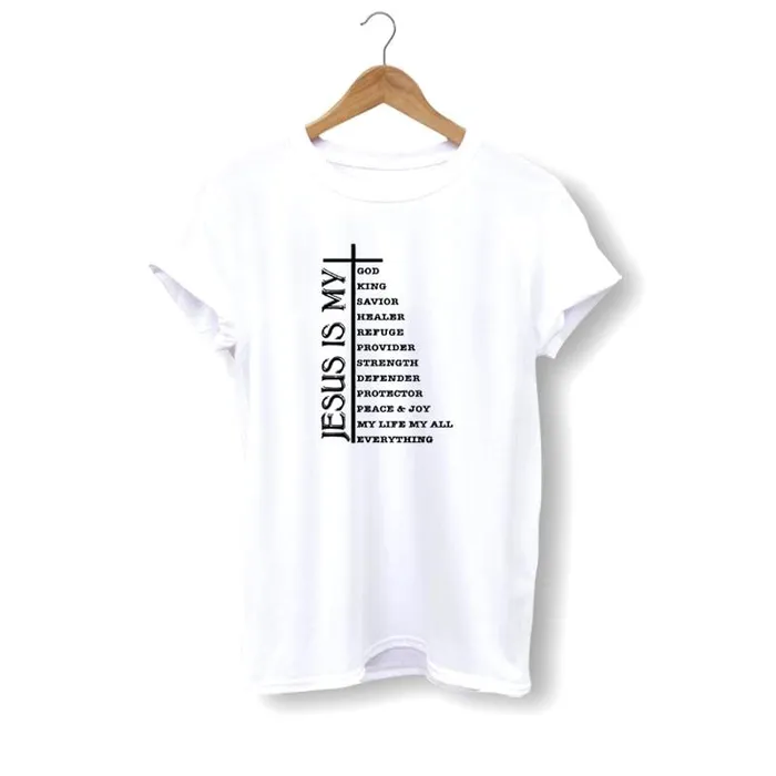 Earrings Christian TShirt br He Is My Everything Lords Guidance