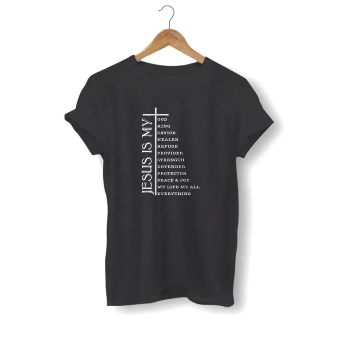 Earrings Christian TShirt br He Is My Everything Lords Guidance