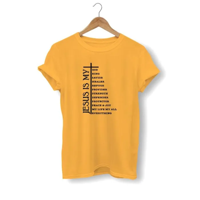 Earrings Christian TShirt br He Is My Everything Lords Guidance