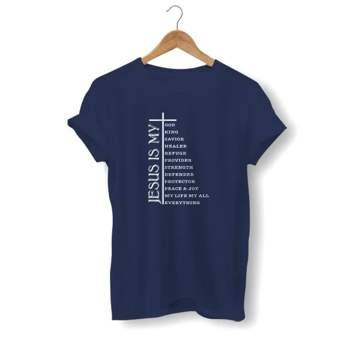 Earrings Christian TShirt br He Is My Everything Lords Guidance