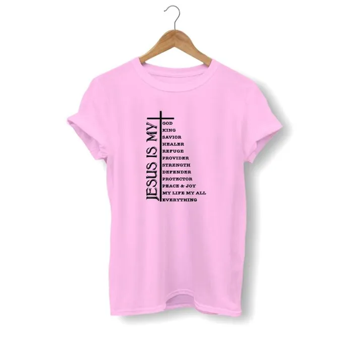 Earrings Christian TShirt br He Is My Everything Lords Guidance