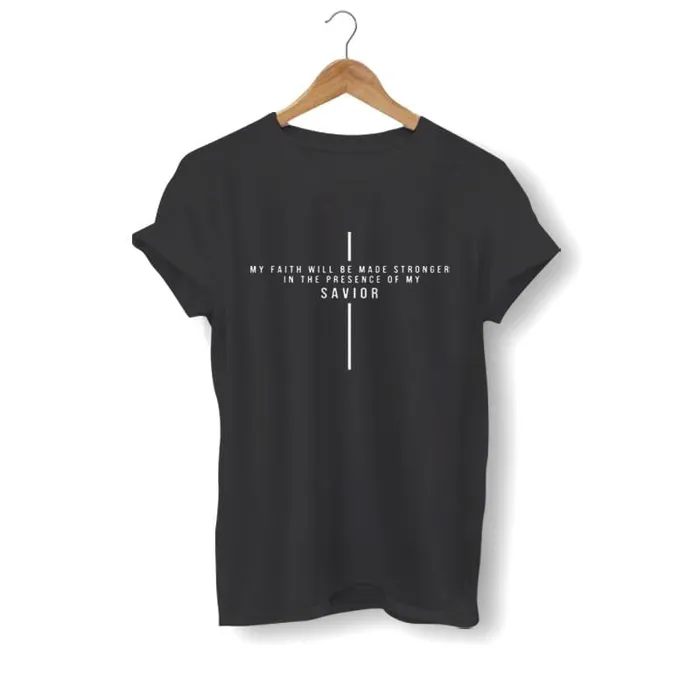 Earrings Christian TShirt br Stronger Faith Lords Guidance