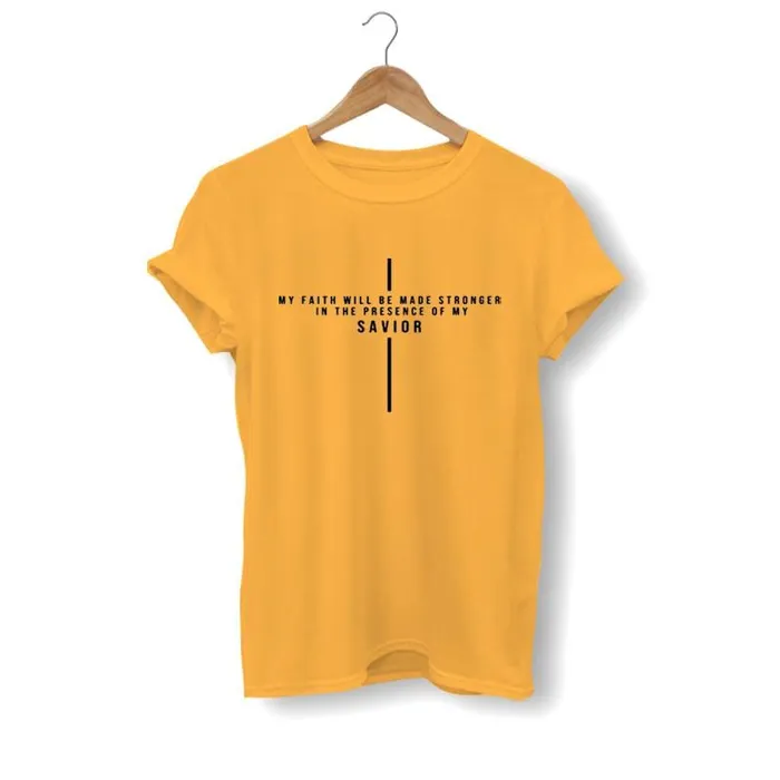 Earrings Christian TShirt br Stronger Faith Lords Guidance