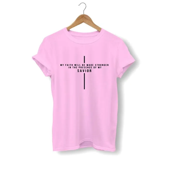 Earrings Christian TShirt br Stronger Faith Lords Guidance