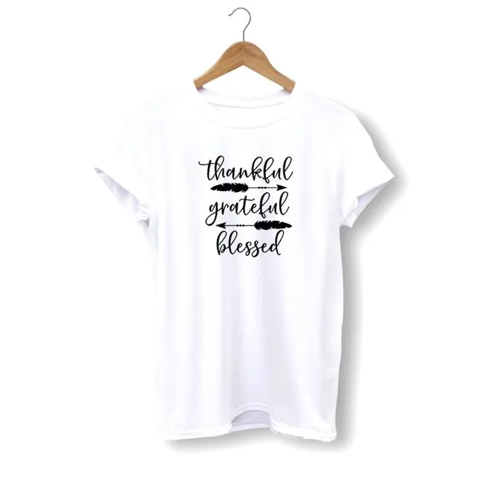 Earrings Christian TShirt br Thankful Grateful Blessed Lords Guidance