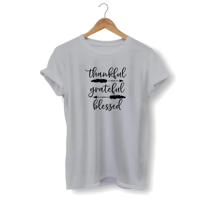 Earrings Christian TShirt br Thankful Grateful Blessed Lords Guidance