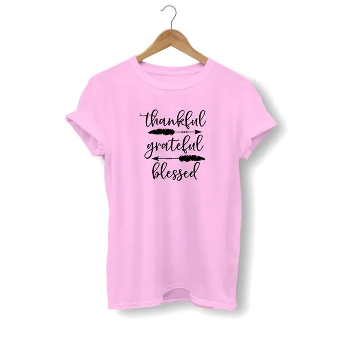 Earrings Christian TShirt br Thankful Grateful Blessed Lords Guidance