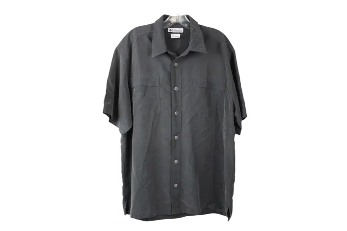 Earrings Columbia Gray Suede Finish Shirt L Columbia