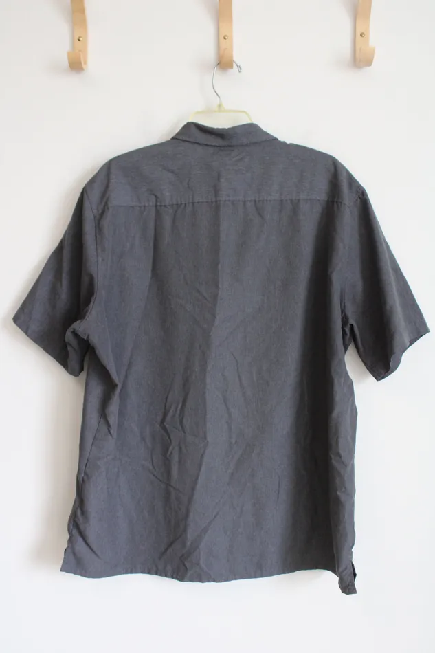 Earrings Croft Barrow Croft Barrow Easy Care Gray Short Sleeved Button Down Shirt XL Earrings Croft Barrow Croft Barrow Easy Care Gray Short Sleeved Button Down Shirt XL