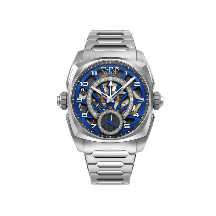 Earrings Cyrus Cyrus Klepcys GMT Ocean Blue Titanium Watch
