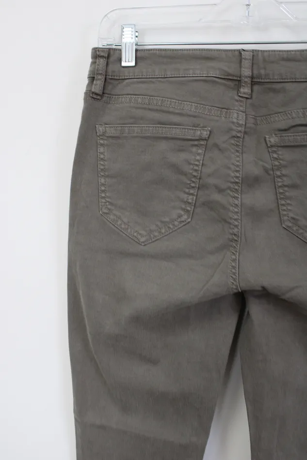 Earrings David Britton David Britton Buffalo Mid Rise Olive Green Skinny Jeans 6