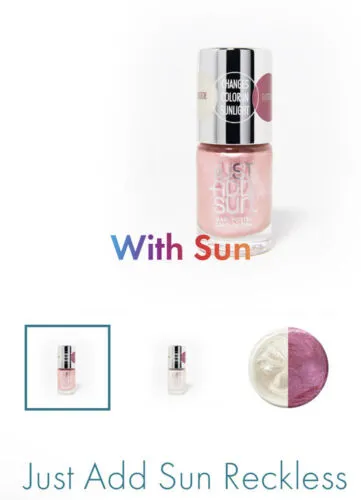 Earrings DELSOL Del Sol Summer Fun ColorChanging Nail Polish