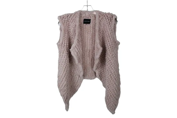 Earrings Dolce Cabo Dolce Cabo Pink Faux Fur Vest ML