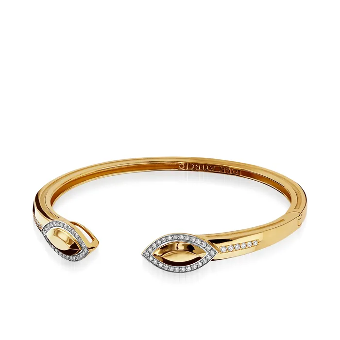 Earrings Elixir Gold Diamond Hinged Cuff John Atencio Earrings Elixir Gold Diamond Hinged Cuff John Atencio
