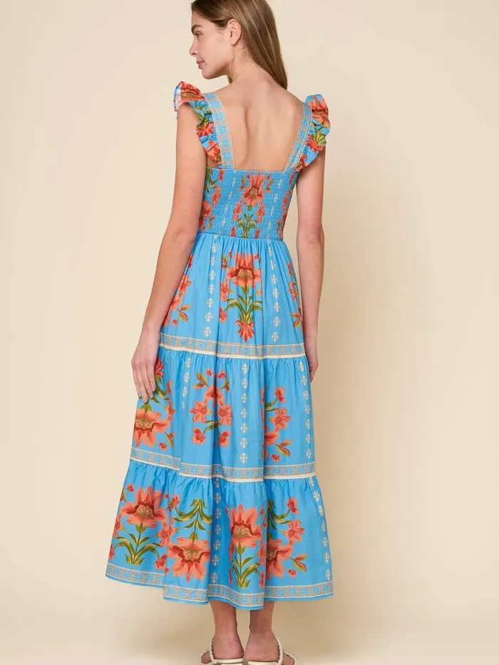 Earrings Flying Tomato Flora Midi Dress