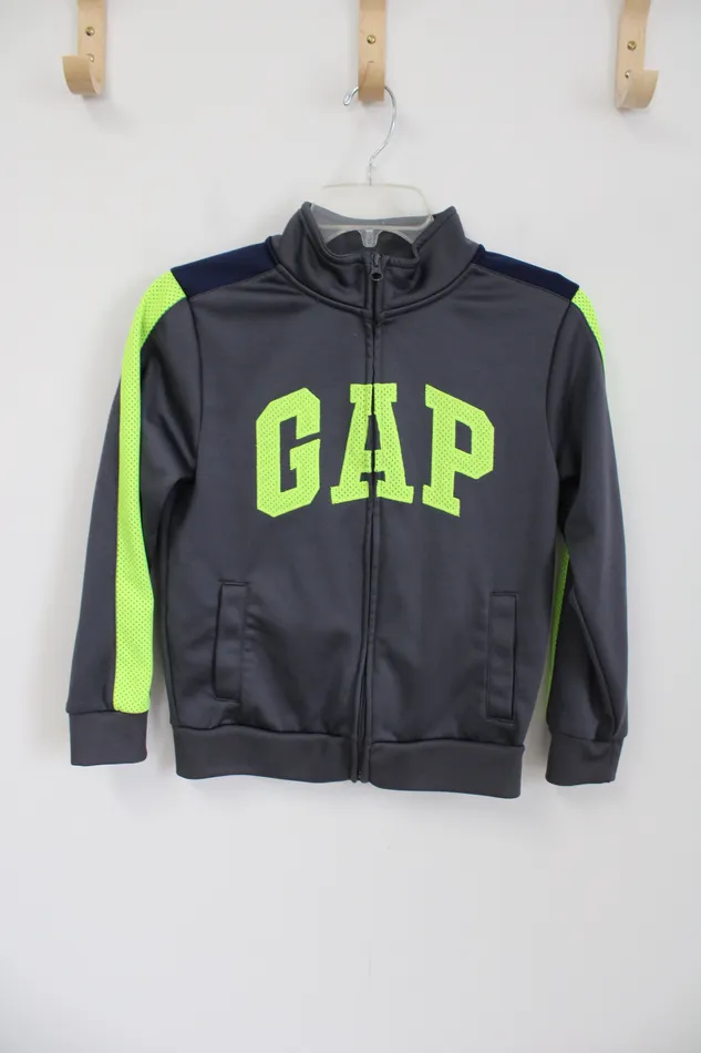 Earrings Gap Gap Kids Gray Green Fleece Lined Jacket Youth M 89