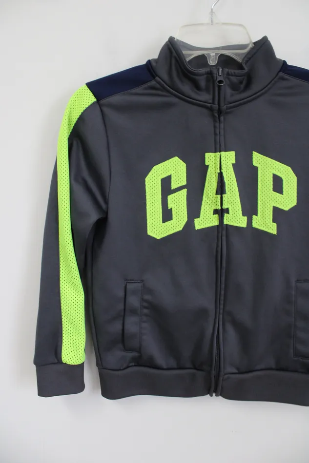 Earrings Gap Gap Kids Gray Green Fleece Lined Jacket Youth M 89