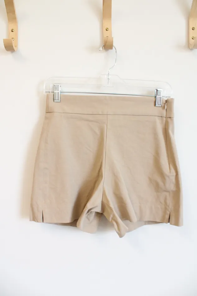 Earrings Gap Gap Tan Side Zipped Shorts 2