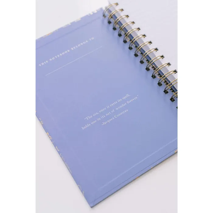 Earrings GOODJUJU Underwater Ball Toile Periwinkle Spiral Notebook