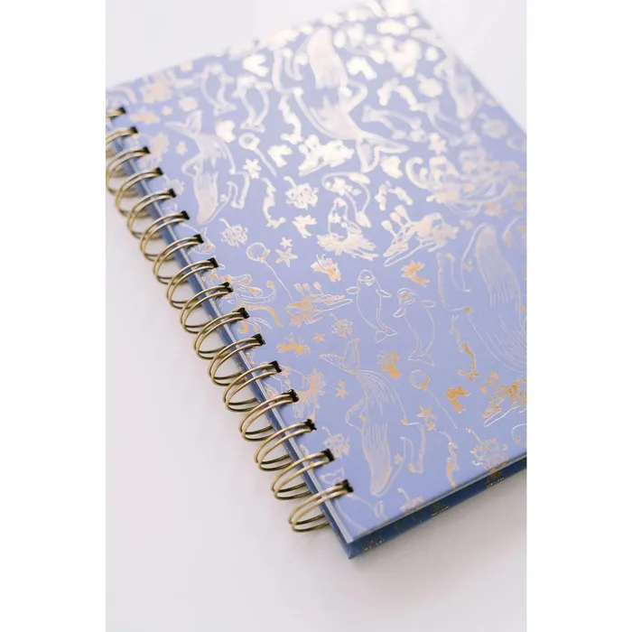 Earrings GOODJUJU Underwater Ball Toile Periwinkle Spiral Notebook