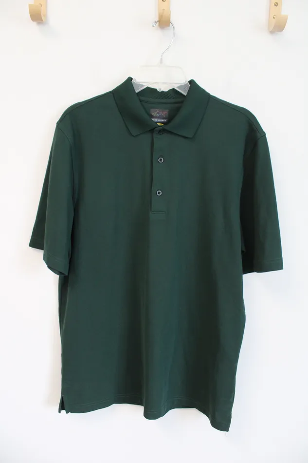 Earrings Greg Norman Greg Norman Dark Green Play Dry Polo Shirt M