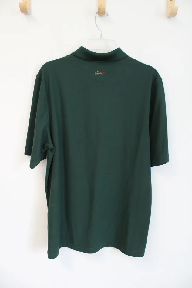 Earrings Greg Norman Greg Norman Dark Green Play Dry Polo Shirt M
