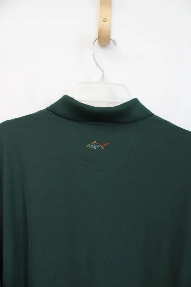 Earrings Greg Norman Greg Norman Dark Green Play Dry Polo Shirt M