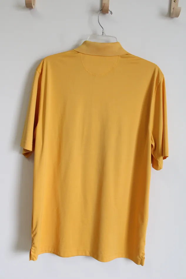 Earrings Greg Norman Greg Norman PlayDry Yellow Polo Shirt M