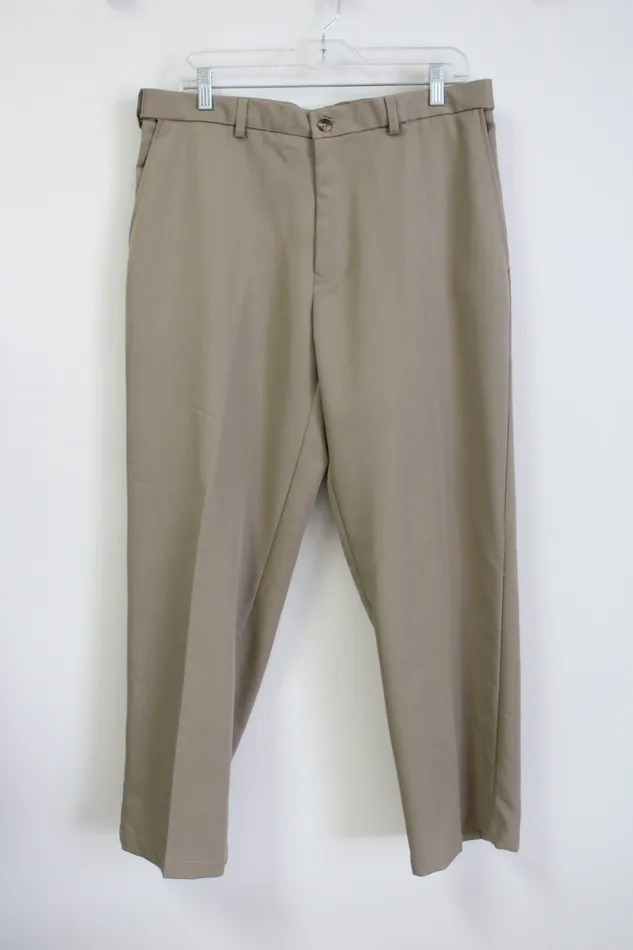 Earrings Haggar Haggar Tan Dress Pant 34X29