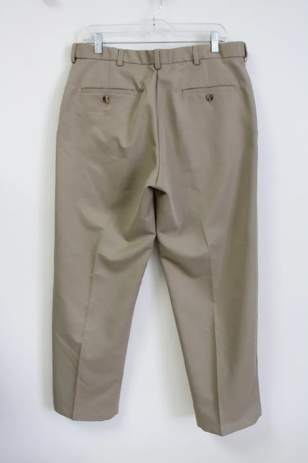 Earrings Haggar Haggar Tan Dress Pant 34X29
