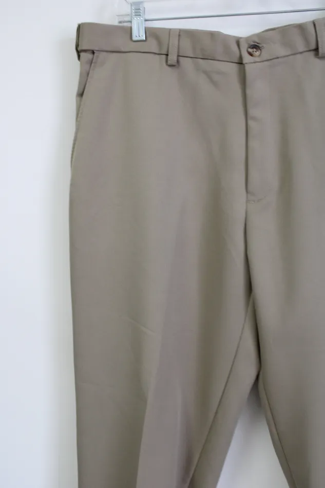 Earrings Haggar Haggar Tan Dress Pant 34X29