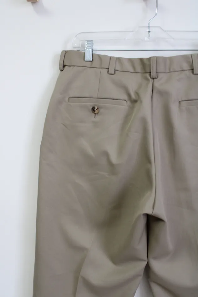 Earrings Haggar Haggar Tan Dress Pant 34X29