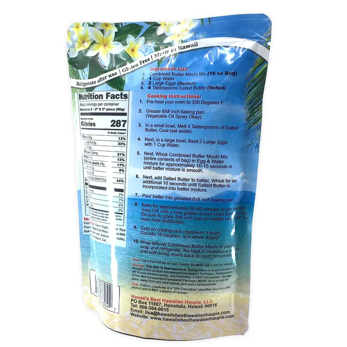 Earrings Hawaiis Best Cornbread Butter Mochi Mix 15 oz MULVADI