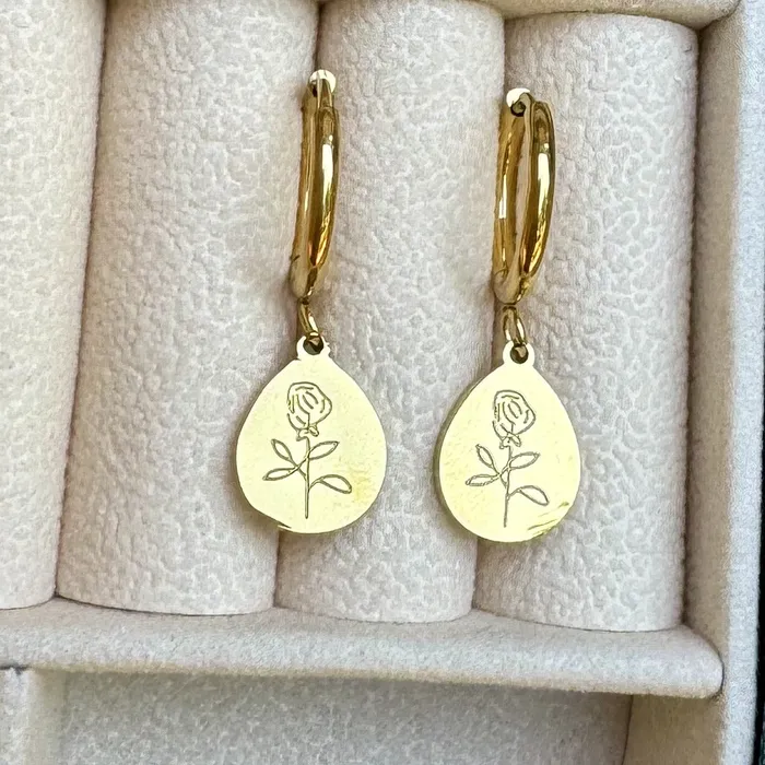 Earrings iszi ONLINE Flower Pendant Earrings