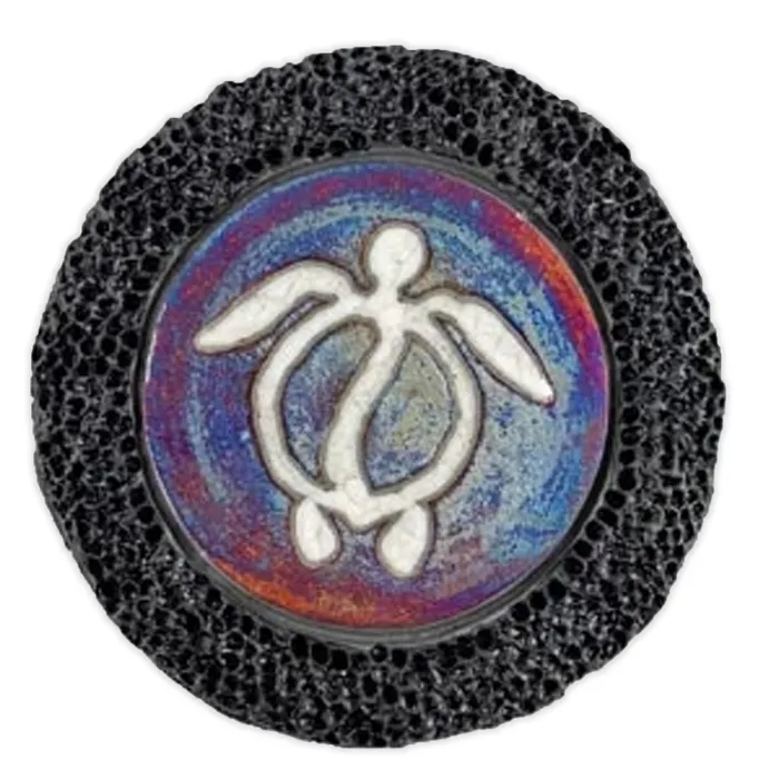 Earrings JOYCRAFTERSINC Earth and Fire Raku Ceramic Coaster Set 2Piece