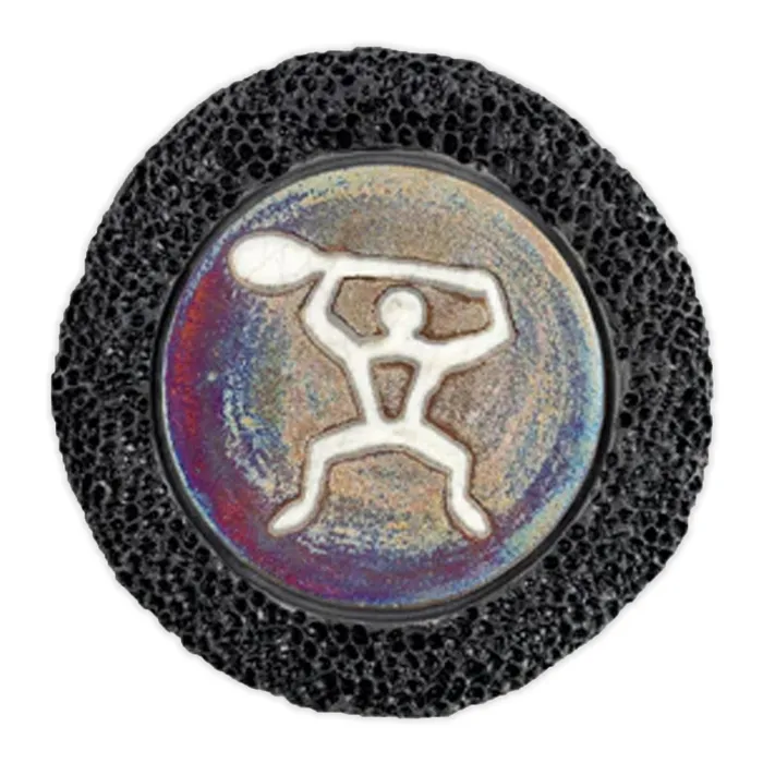 Earrings JOYCRAFTERSINC Earth and Fire Raku Ceramic Coaster Set 2Piece