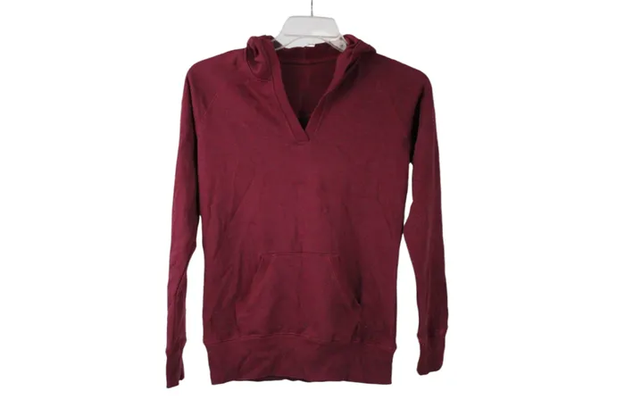 Earrings Jubilee Thrift Maroon VNeck Hoodie S