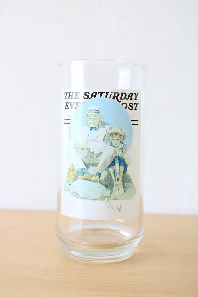 Earrings Jubilee Thrift Norman Rockwell The Saturday Eveing Post Drinking Glass Earrings Jubilee Thrift Norman Rockwell The Saturday Eveing Post Drinking Glass