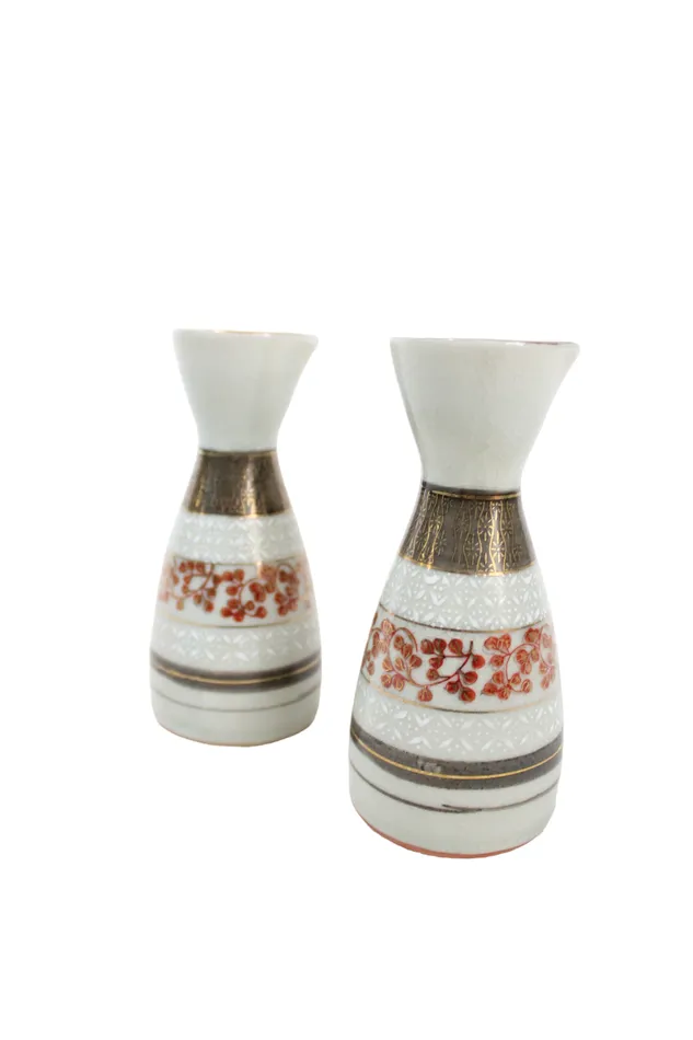 Earrings Jubilee Thrift Porcelain Sake Pitchers Set Of 2