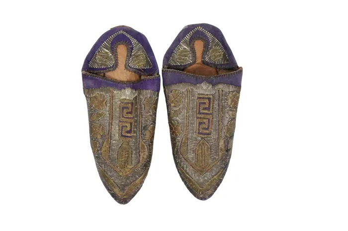 Earrings Jubilee Thrift Souvenir Slippers From North Africa WWII