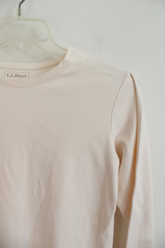 Earrings LL Bean LL Bean Cream Long Sleeved Top XS